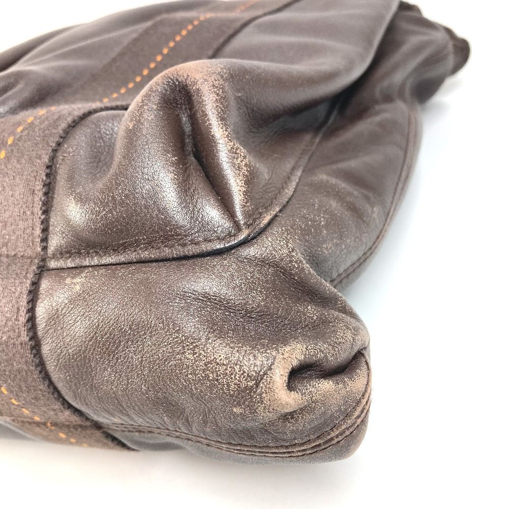 Hermes Shoulder Bag Caravan Vertical MM Leather Brown — view 6