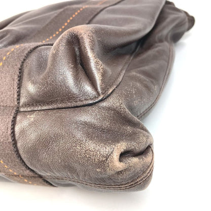 Hermes Shoulder Bag Caravan Vertical MM Leather Brown — view 6
