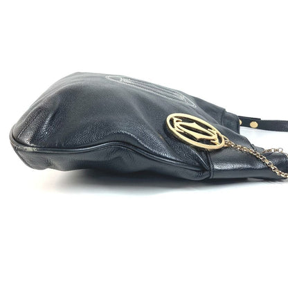 Cartier Shoulder Bag Multi Ero Logo Leather Black — view 3