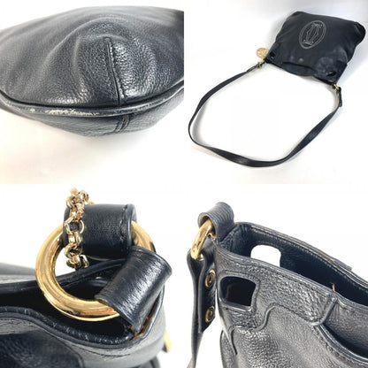 Cartier Shoulder Bag Multi Ero Logo Leather Black — view 7