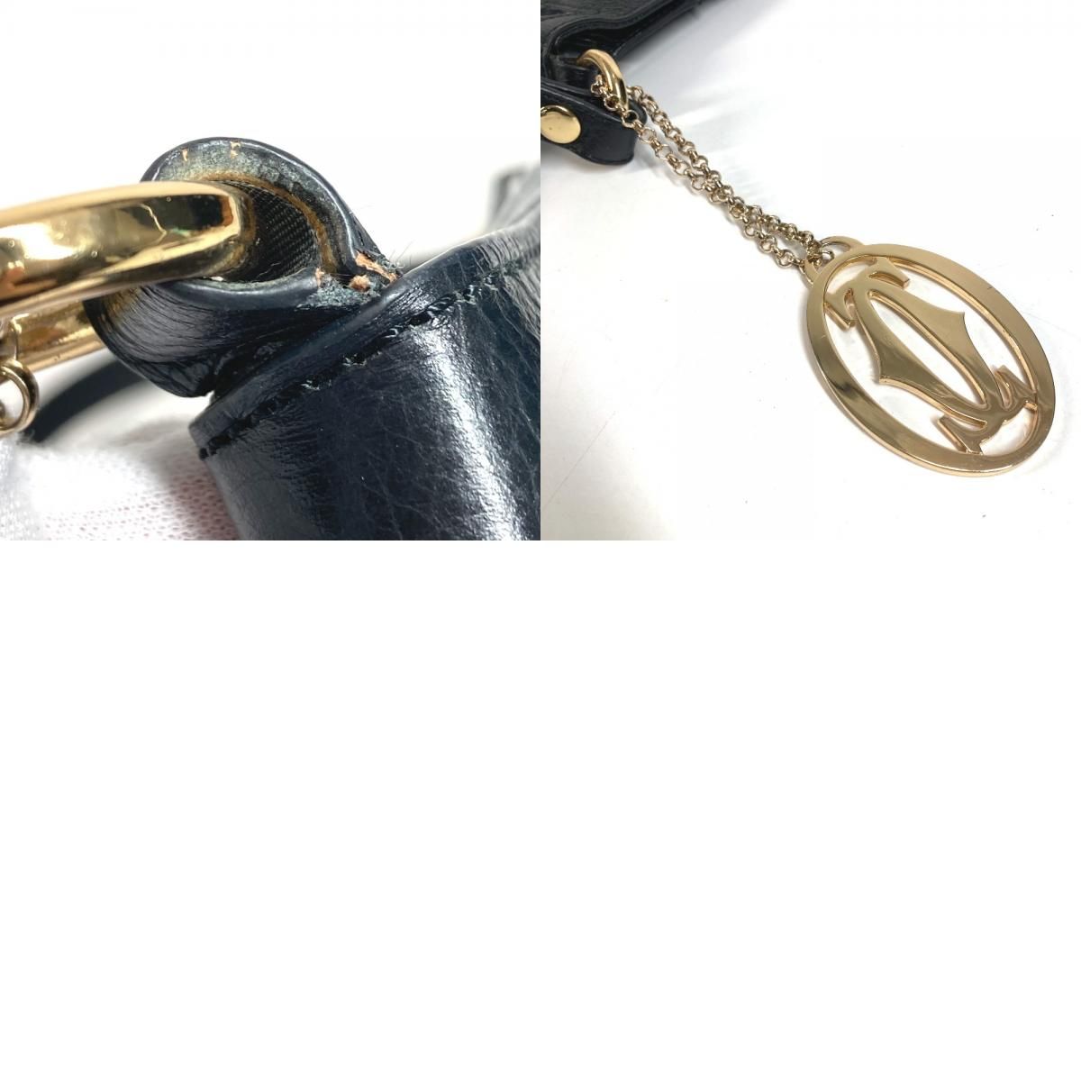 Cartier Shoulder Bag Multi Ero Logo Leather Black — view 9
