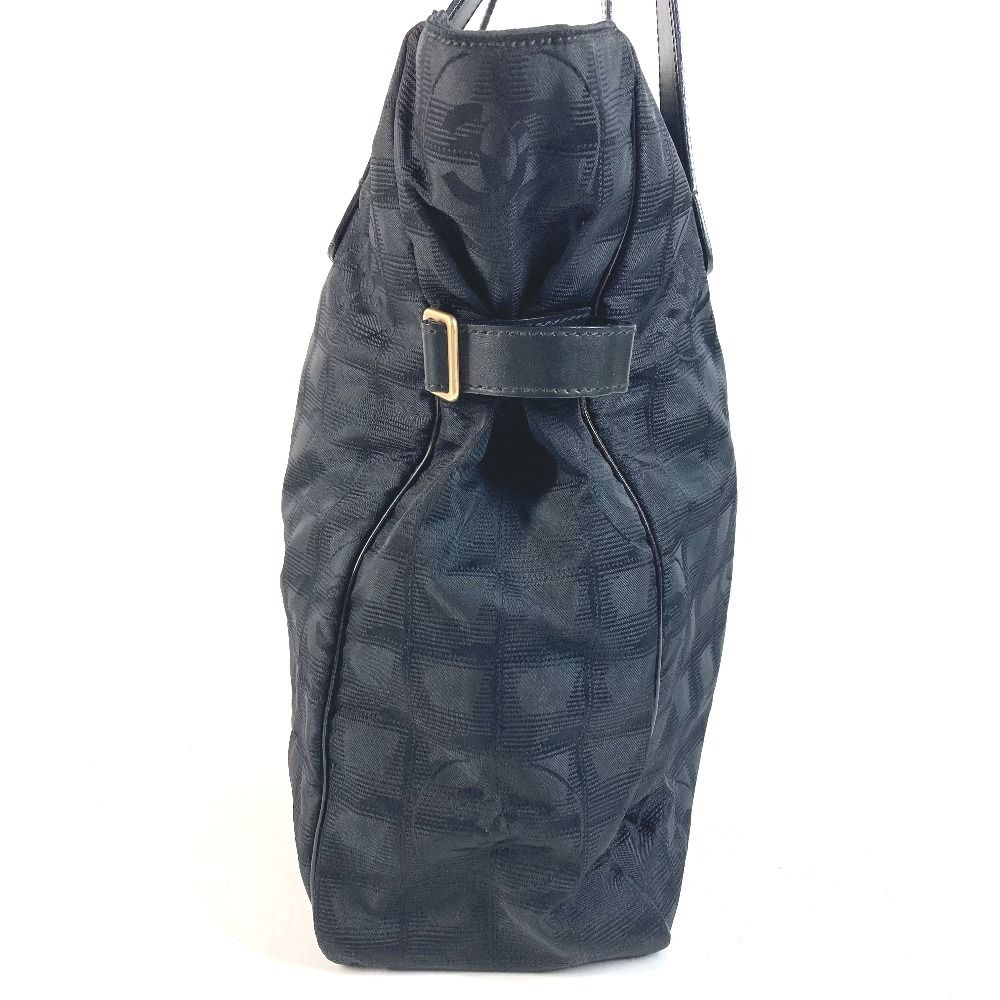 Chanel Shoulder Bag New Travel Line GM Leather Nylon Black — view 3