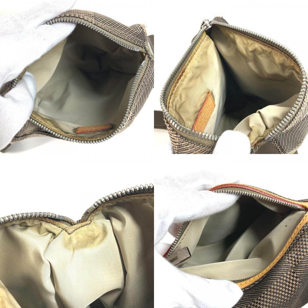Louis Vuitton Shoulder Bag Sitadan PM Damier Geant Canvas Khaki — view 8