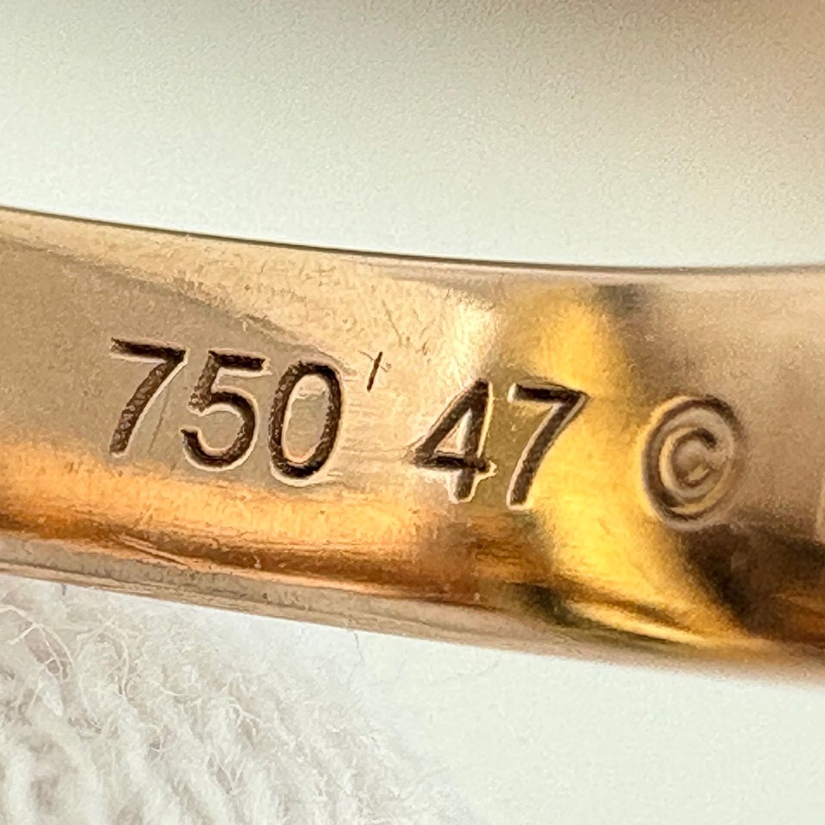 Cartier Trinity Ring YG Yellow Gold Three Color — view 4