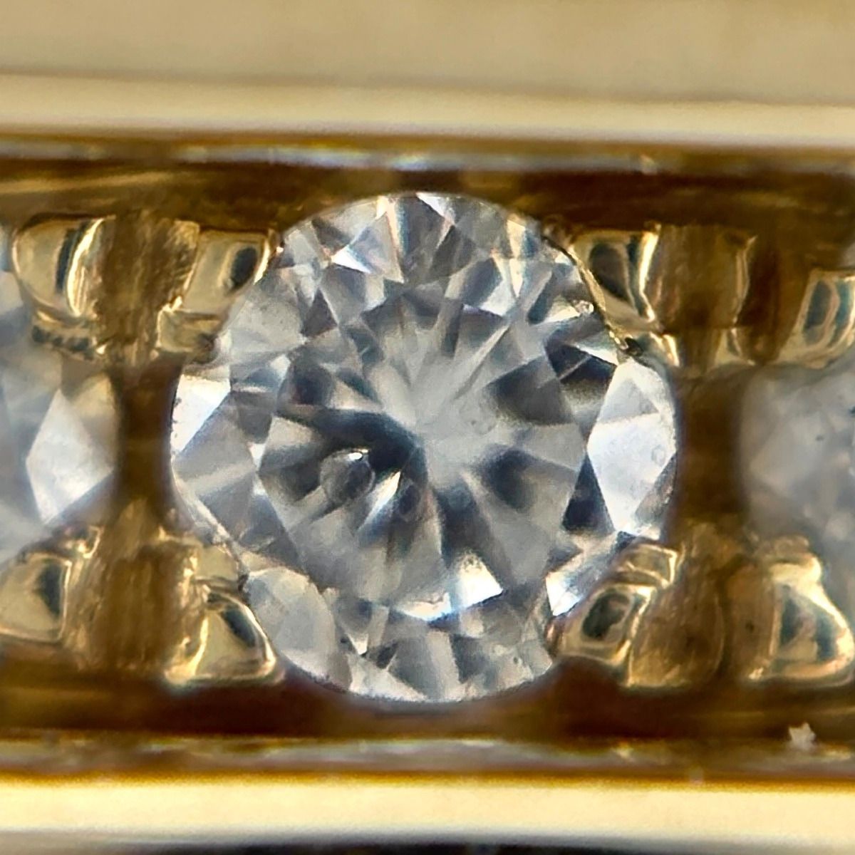 Bvlgari B-zero One Ring YG Yellow Gold Pave Diamond — view 2