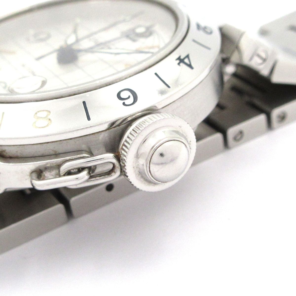 Cartier Watch Pasha C Meridian GMT Boys SS Silver — view 9