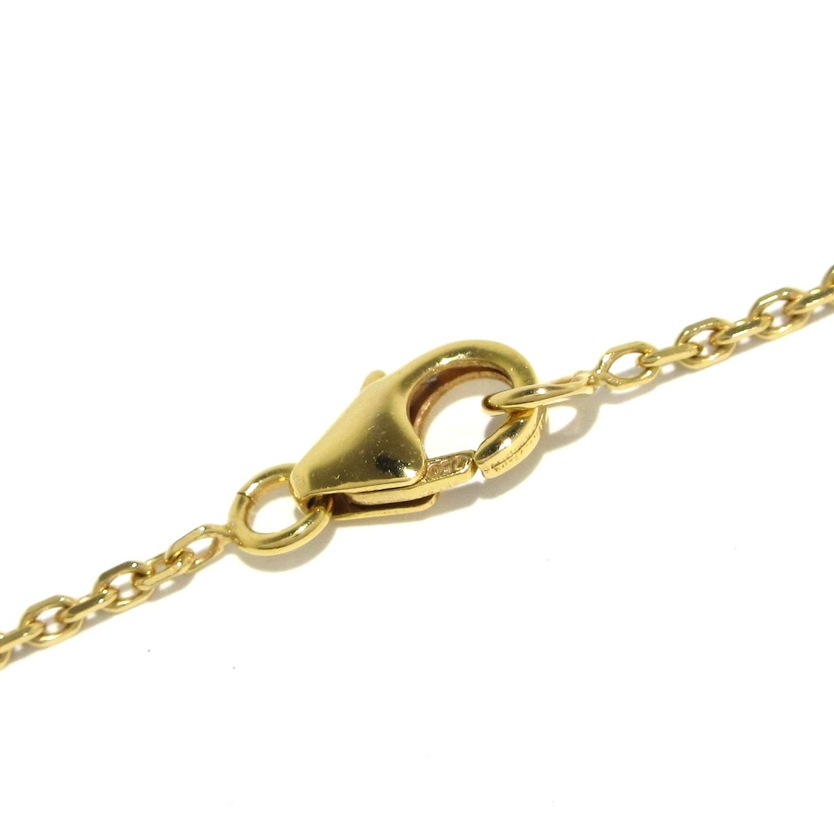 Van Cleef & Arpels Necklace Lucky Alhambra Heart 18k Yellow Gold Mother of Pearl — view 4