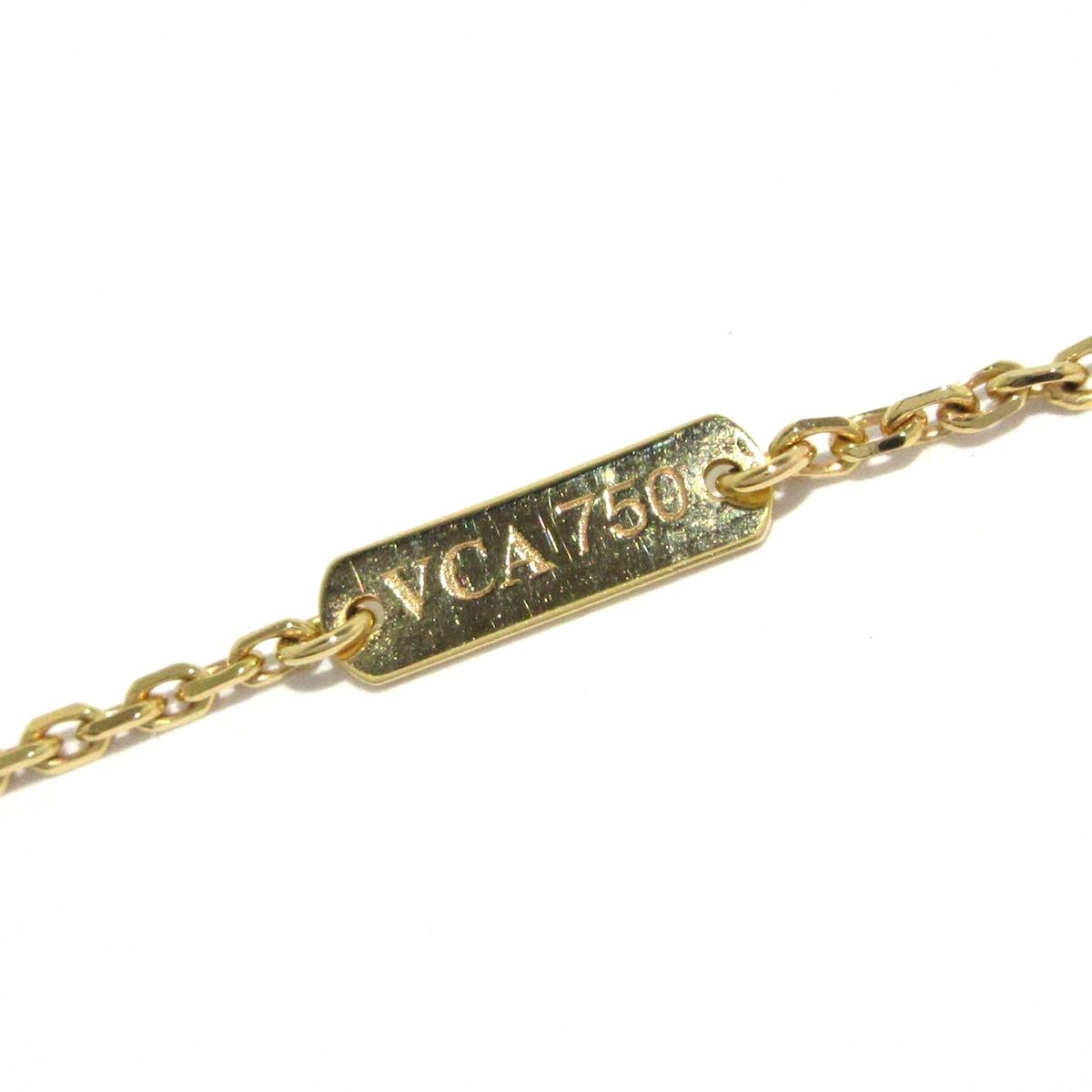 Van Cleef & Arpels Necklace Lucky Alhambra Heart 18k Yellow Gold Mother of Pearl — view 5