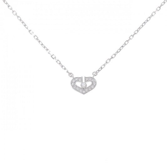 Cartier C Necklace White Gold
