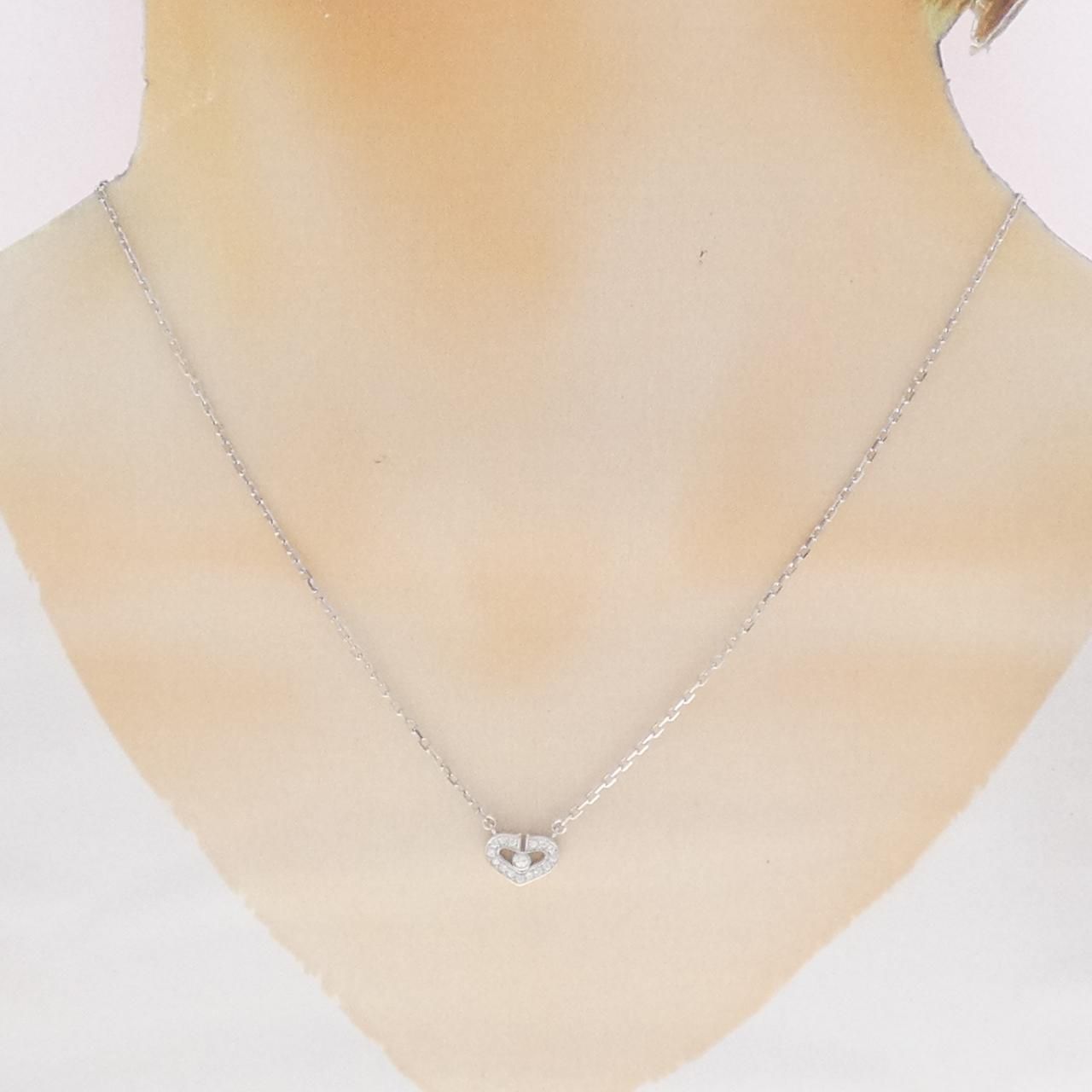 Cartier C Necklace White Gold — view 6