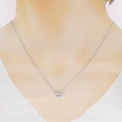 Cartier C Necklace White Gold — view 6
