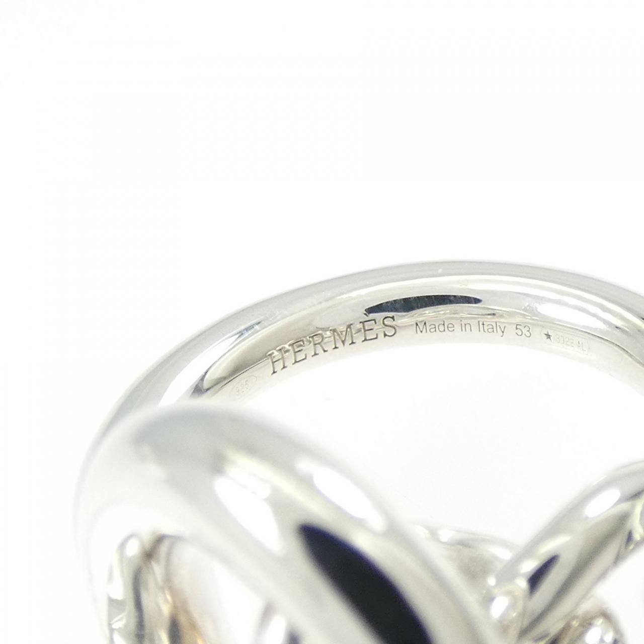 Hermes Croisette Ring Silver — view 4