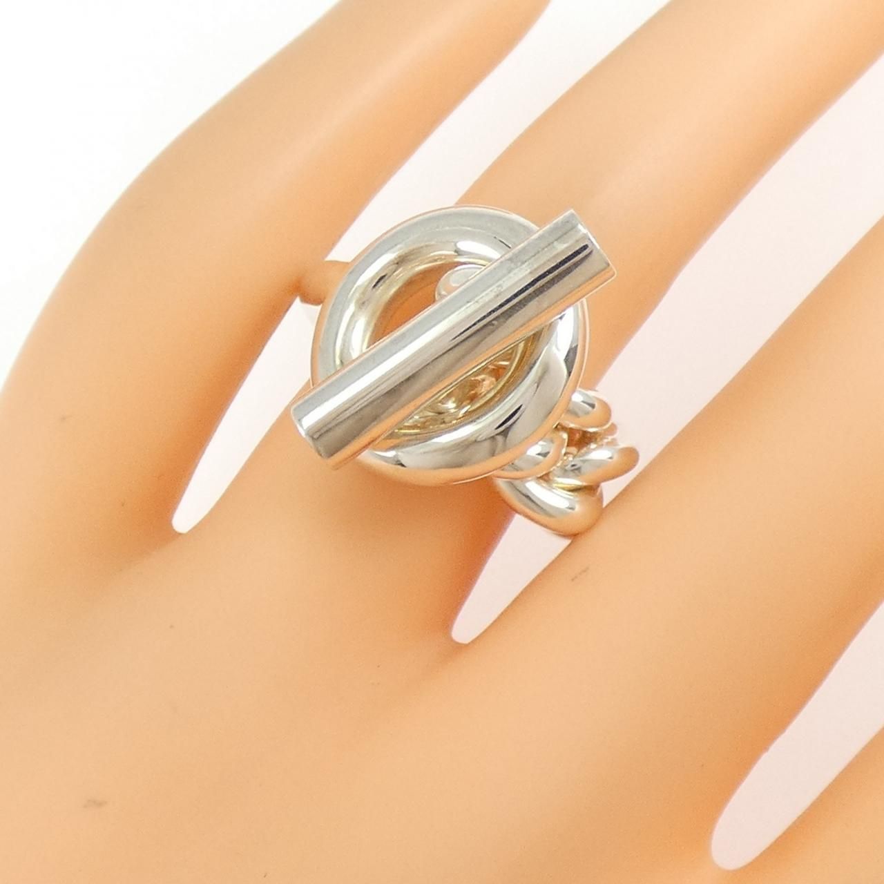 Hermes Croisette Ring Silver — view 5