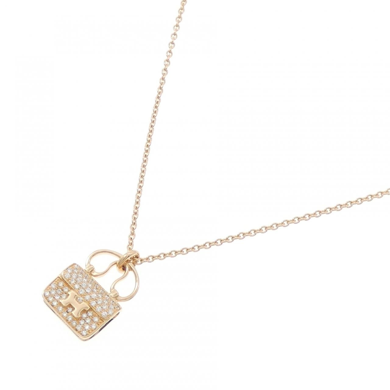 Hermes Constance Necklace Gold — view 2