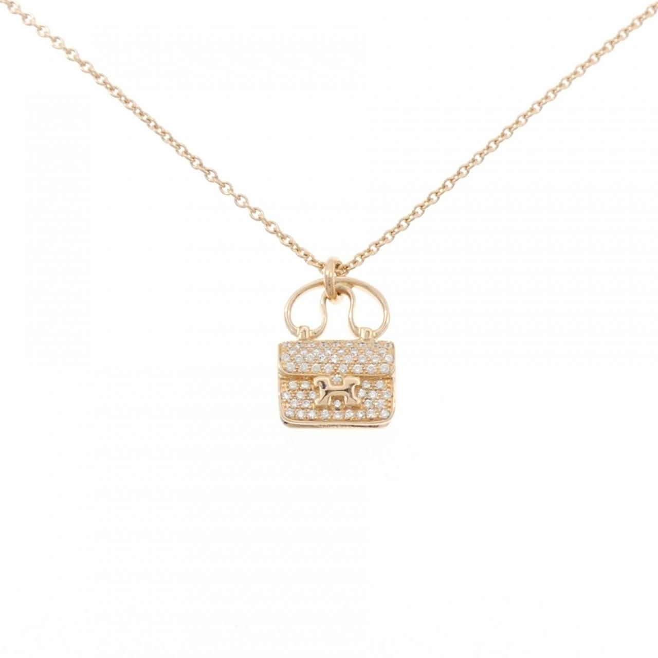 Hermes Constance Necklace Gold