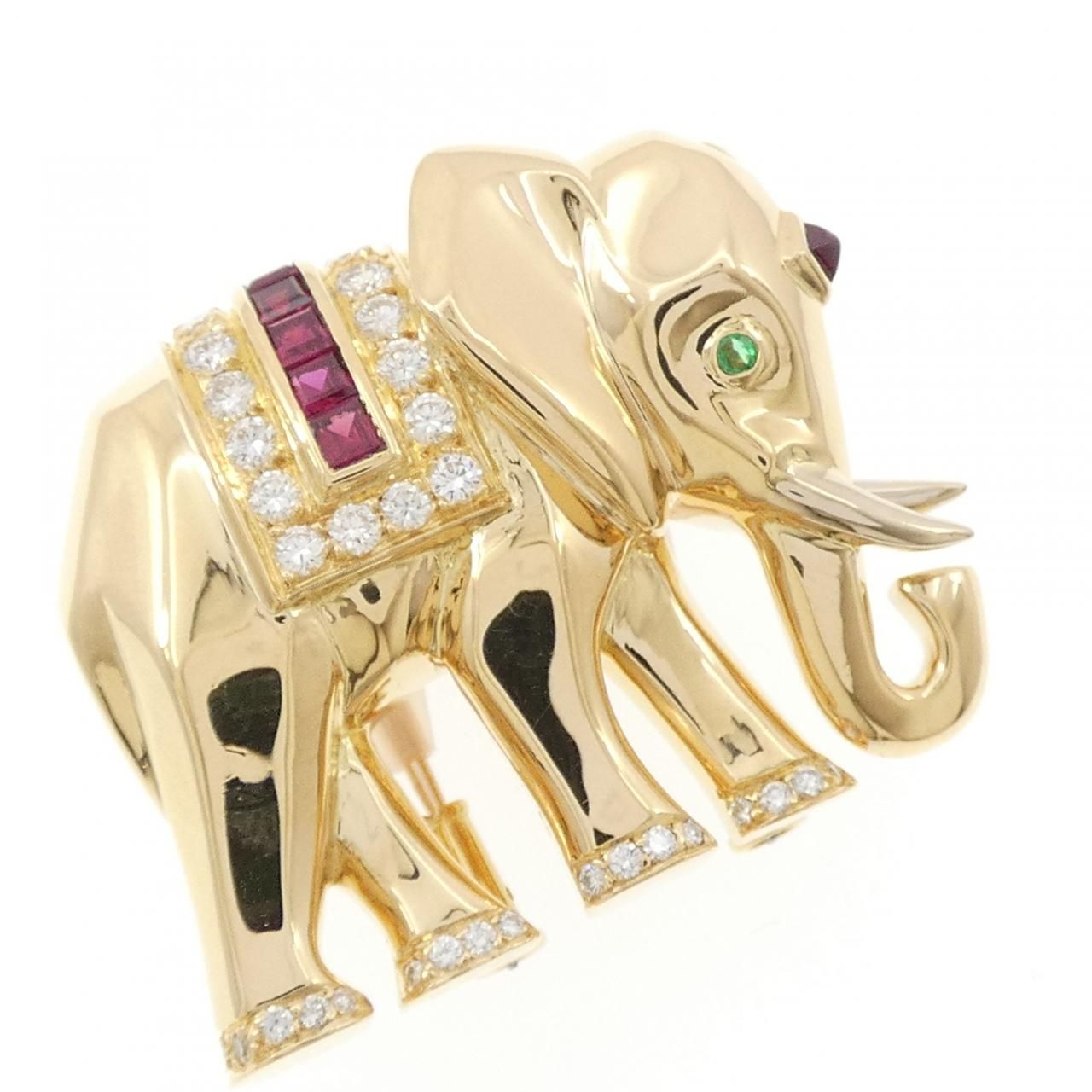 Cartier Vintage Shiva Brooch — view 2