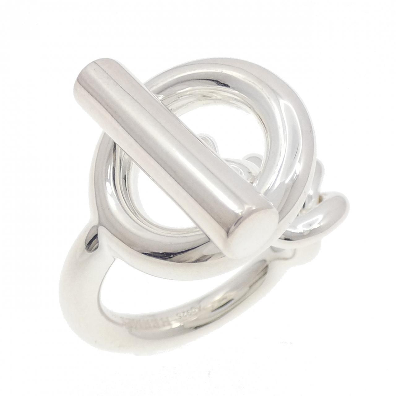 Hermes Croisette Ring Silver