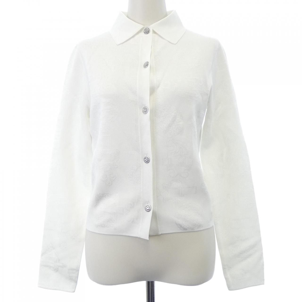 Hermes Cardigan White