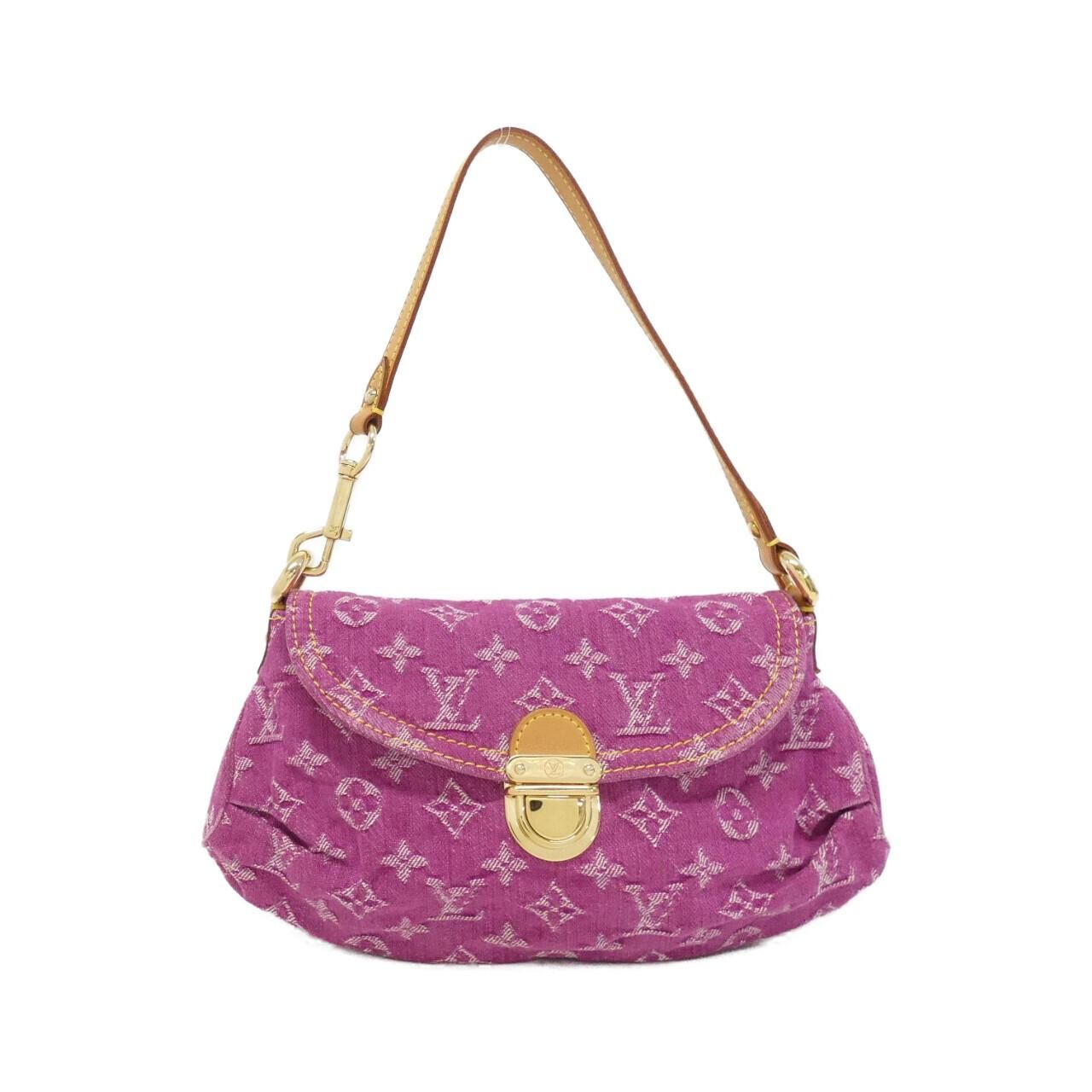 Louis Vuitton Monogram Denim Mini Pleaty Shoulder