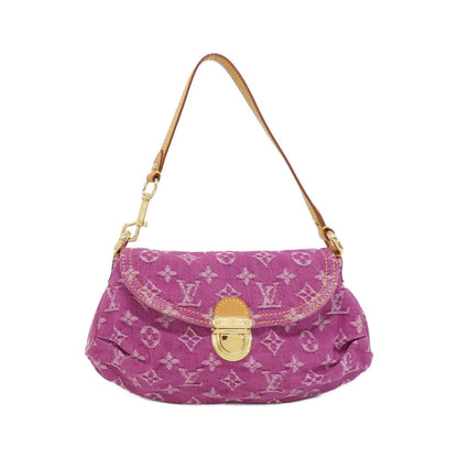 Louis Vuitton Monogram Denim Mini Pleaty Shoulder