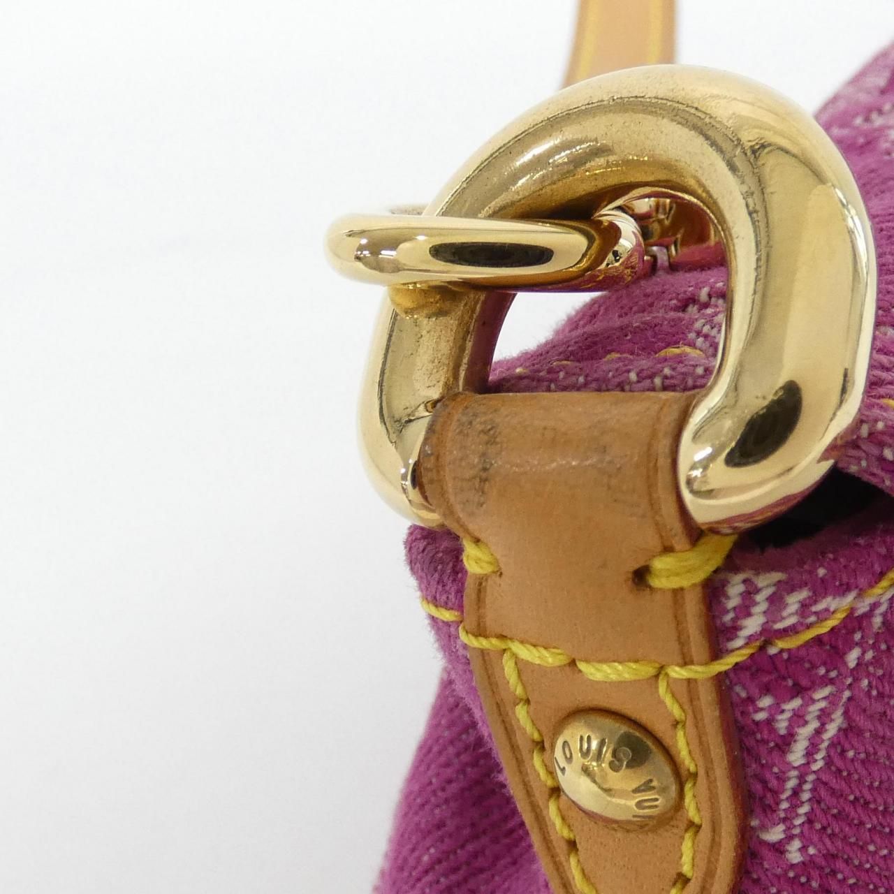 Louis Vuitton Monogram Denim Mini Pleaty Shoulder — view 5