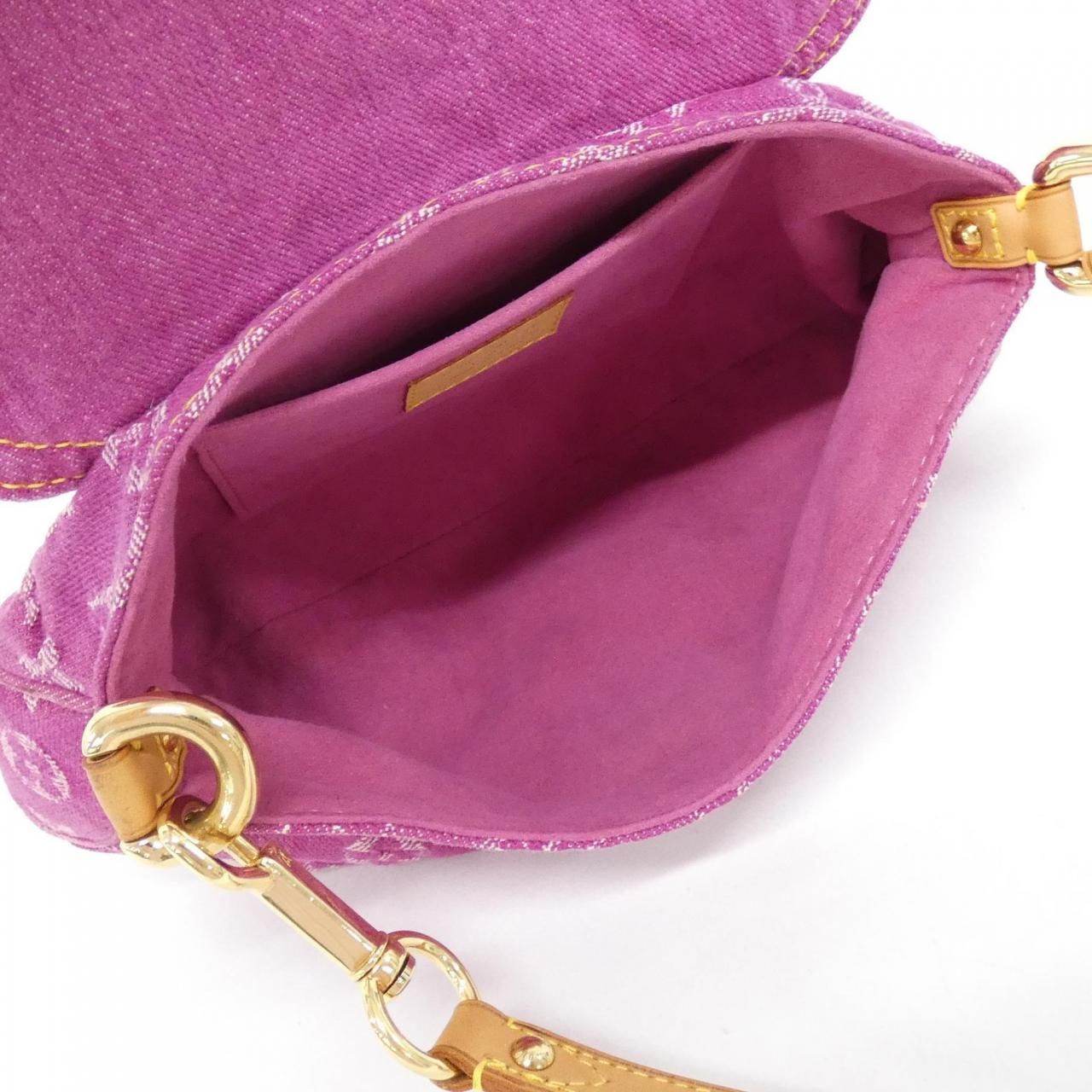 Louis Vuitton Monogram Denim Mini Pleaty Shoulder — view 7