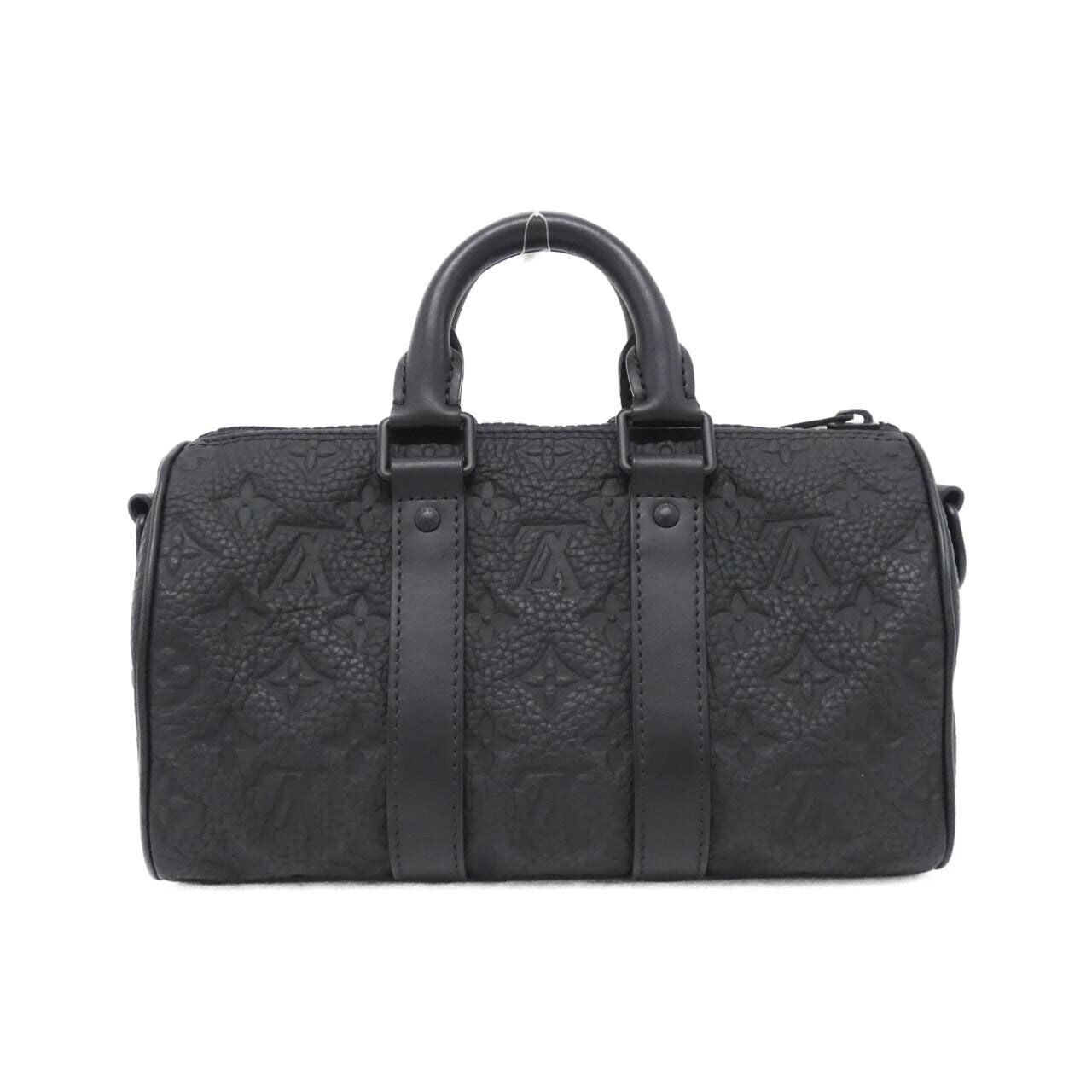 Louis Vuitton Taurillon Monogram Keepall Bandouliere 25 cm Boston — view 2