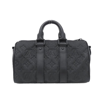 Louis Vuitton Taurillon Monogram Keepall Bandouliere 25 cm Boston — view 2
