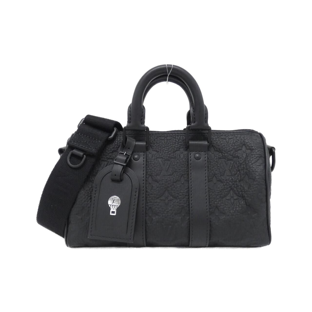 Louis Vuitton Taurillon Monogram Keepall Bandouliere 25 cm Boston
