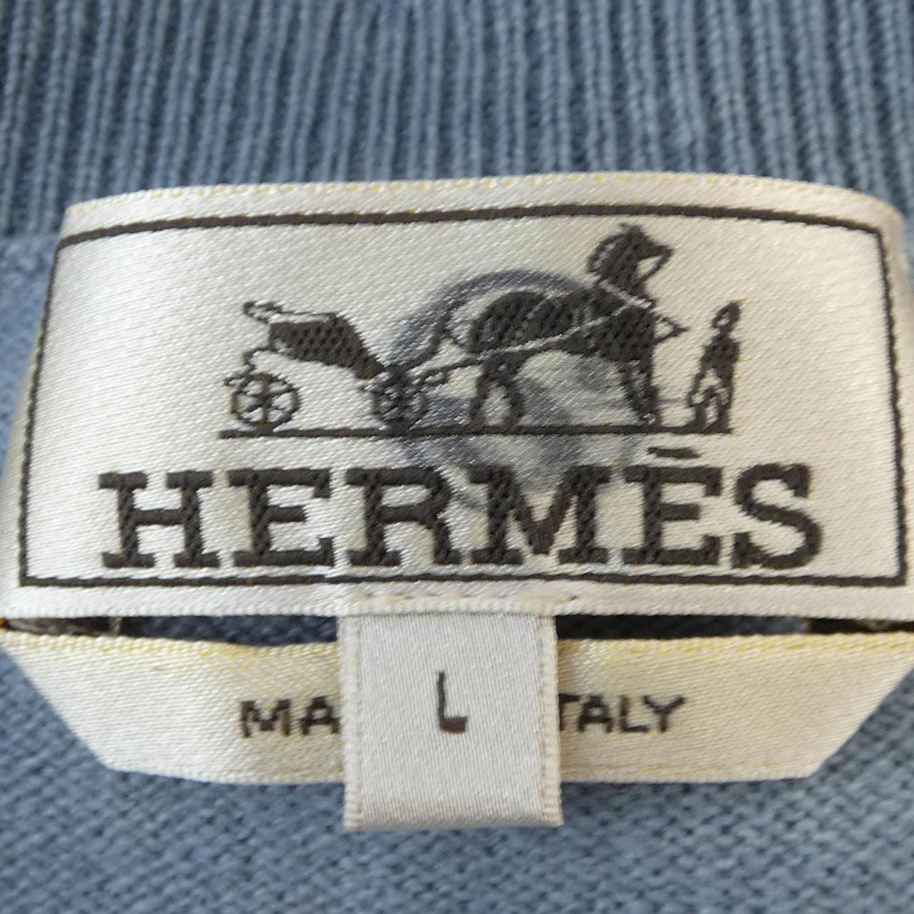 Hermes Knit Sweater Blue — view 4