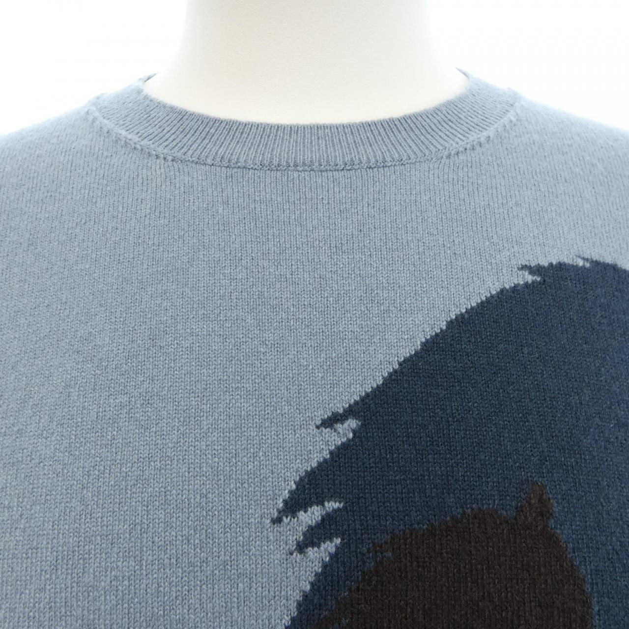 Hermes Knit Sweater Blue — view 5