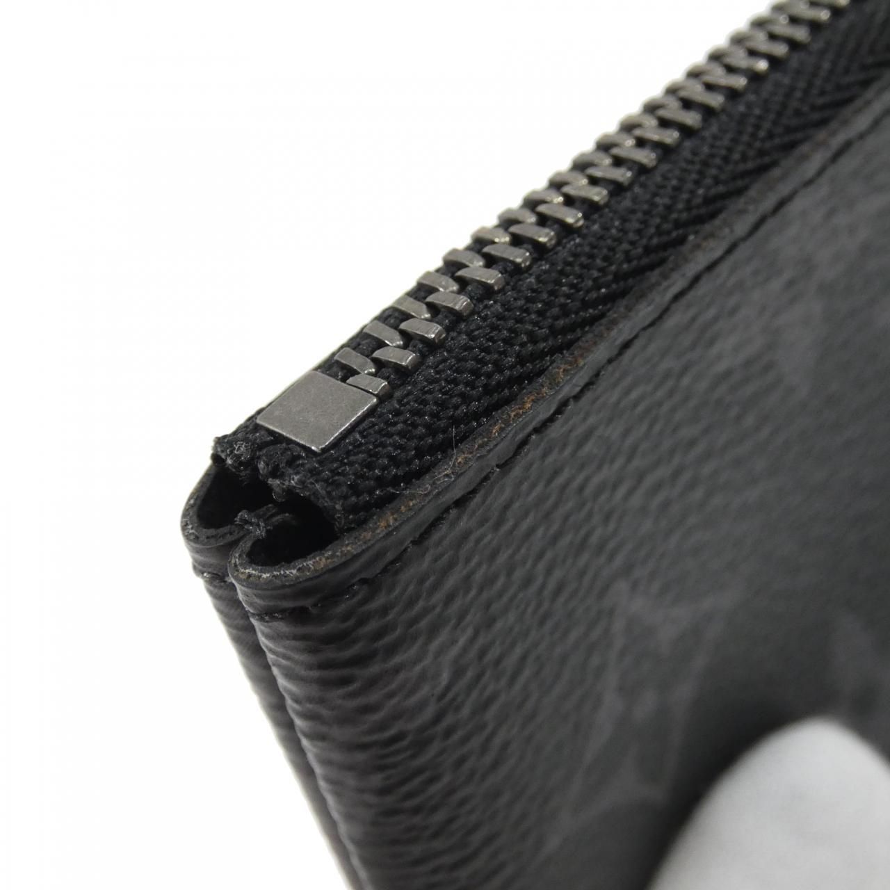 Louis Vuitton Monogram Eclipse Reverse Card Key Case Pochette Cles Coin & — view 4