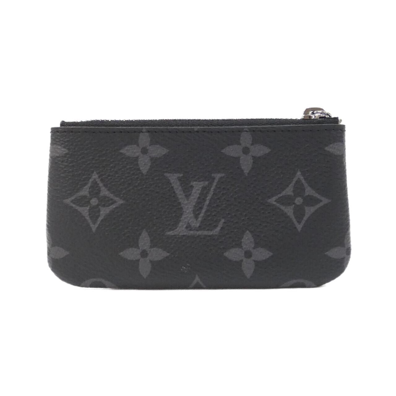 Louis Vuitton Monogram Eclipse Reverse Card Key Case Pochette Cles Coin & — view 2