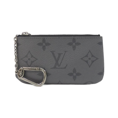 Louis Vuitton Monogram Eclipse Reverse Card Key Case Pochette Cles Coin &