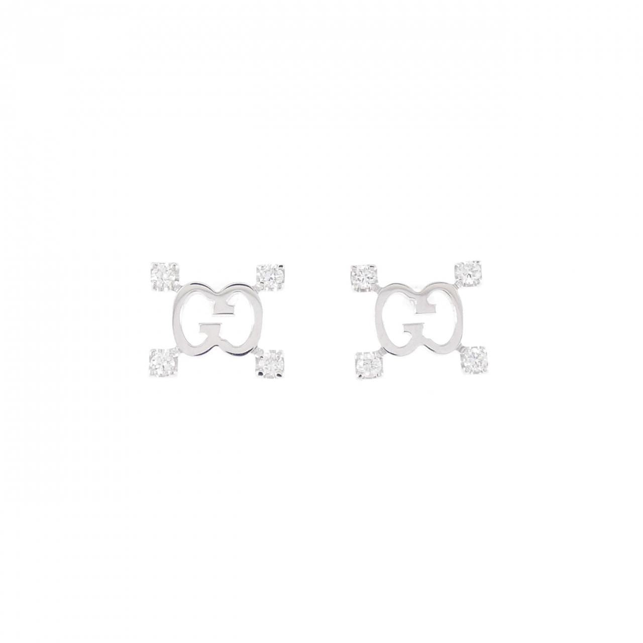 Gucci Icon Earrings White Gold