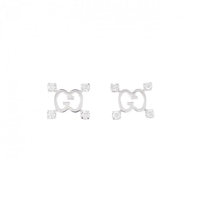 Gucci Icon Earrings White Gold