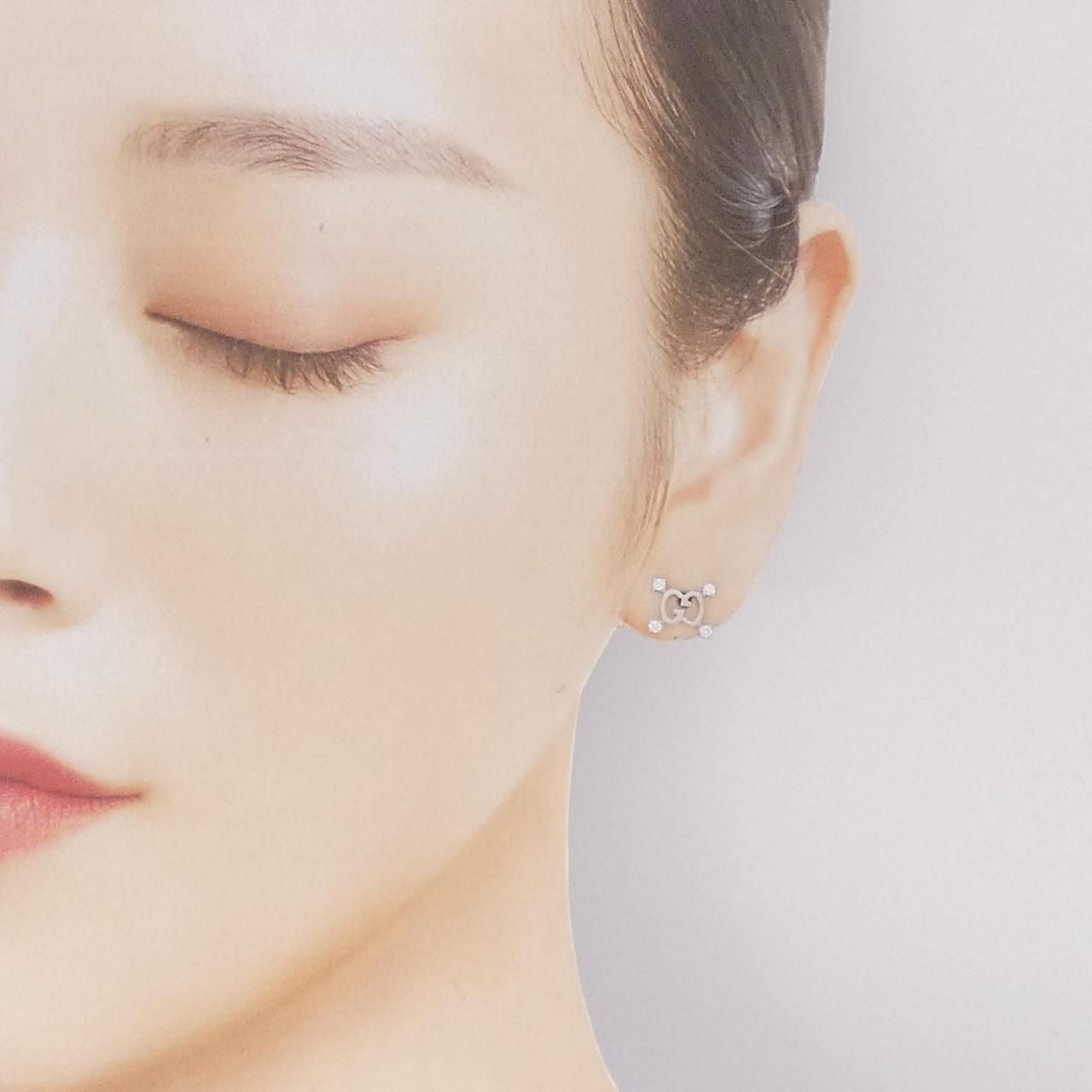 Gucci Icon Earrings White Gold — view 4