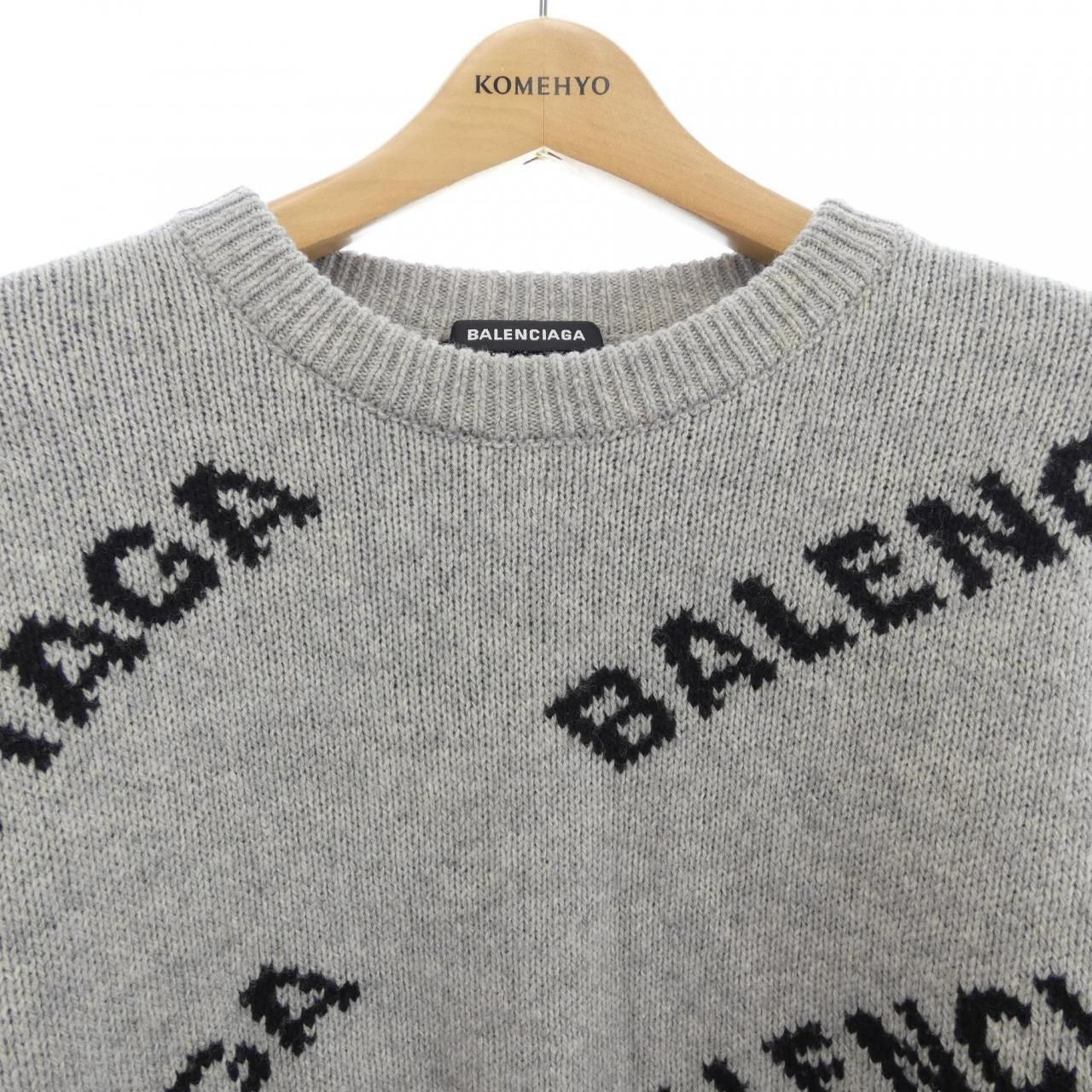 Balenciaga Knit Sweater Gray — view 5