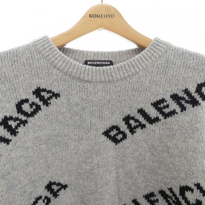 Balenciaga Knit Sweater Gray — view 5