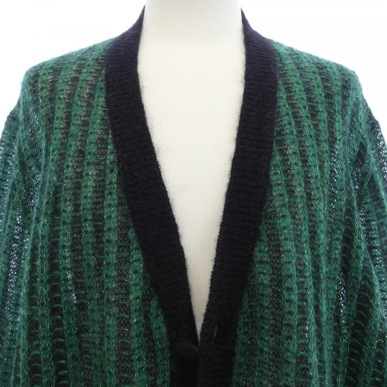 Saint Laurent Cardigan Green — view 6