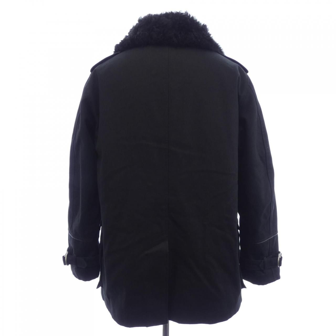 Saint Laurent Coat Black — view 2