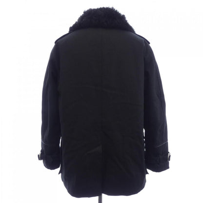 Saint Laurent Coat Black — view 2