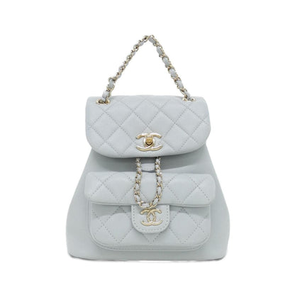 Chanel Backpack Sac Gray