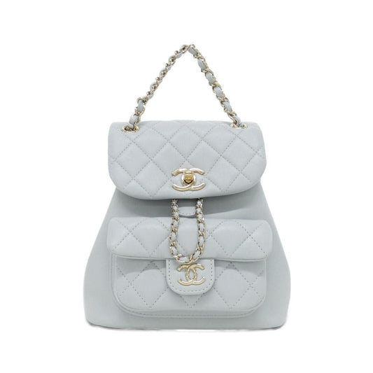 Chanel Backpack Sac Gray