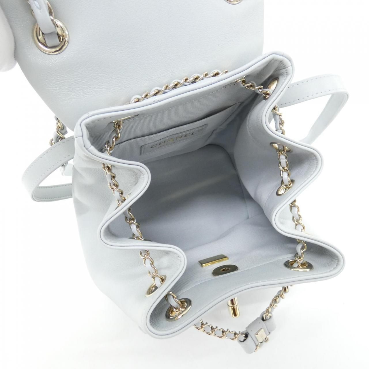 Chanel Backpack Sac Gray — view 7