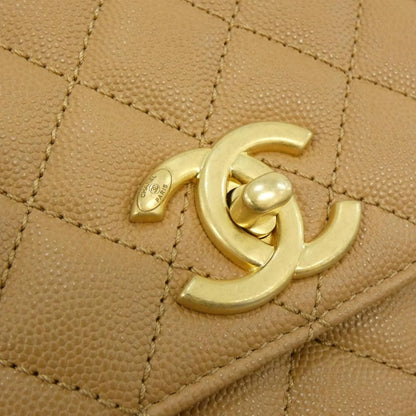Chanel Bag Handbag Beige — view 4