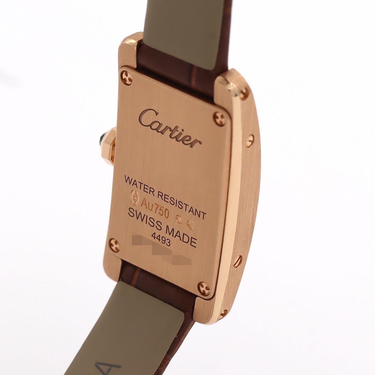 Cartier Tank American Mini PG RG Quartz Watch — view 6