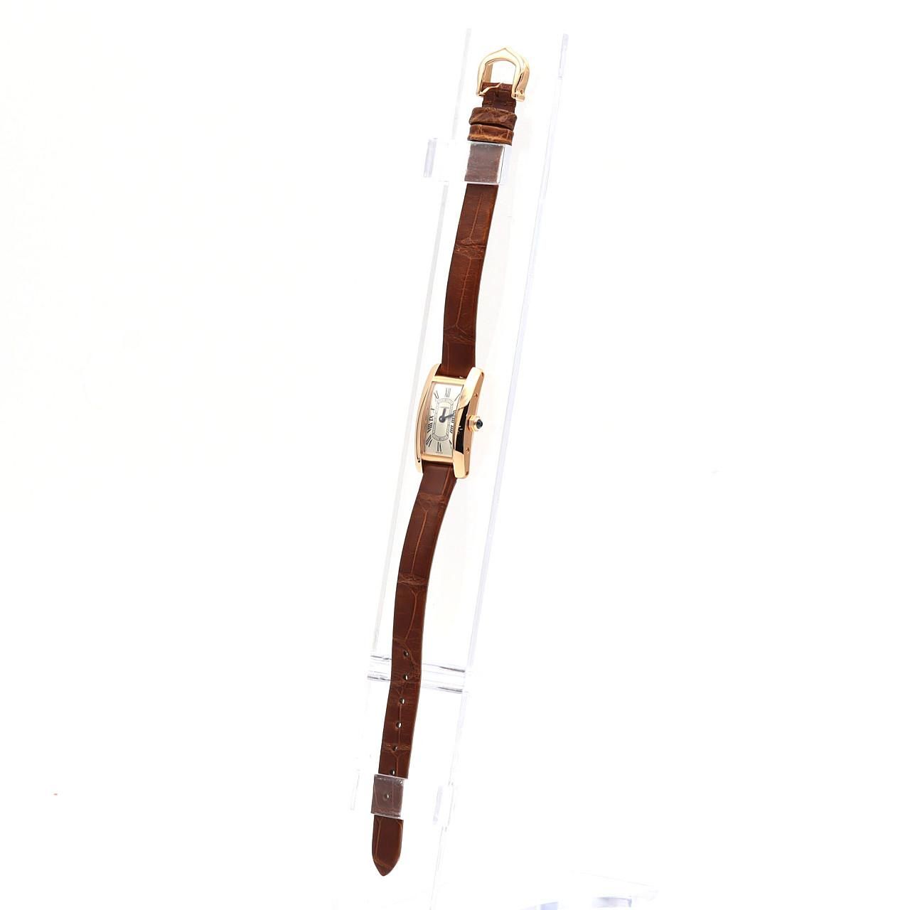 Cartier Tank American Mini PG RG Quartz Watch — view 2