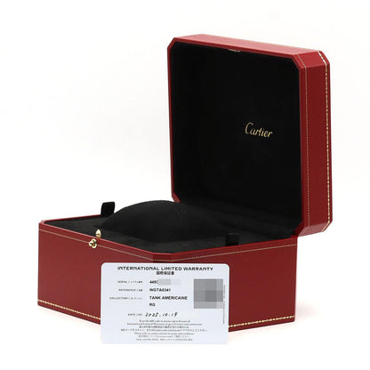 Cartier Tank American Mini PG RG Quartz Watch — view 8