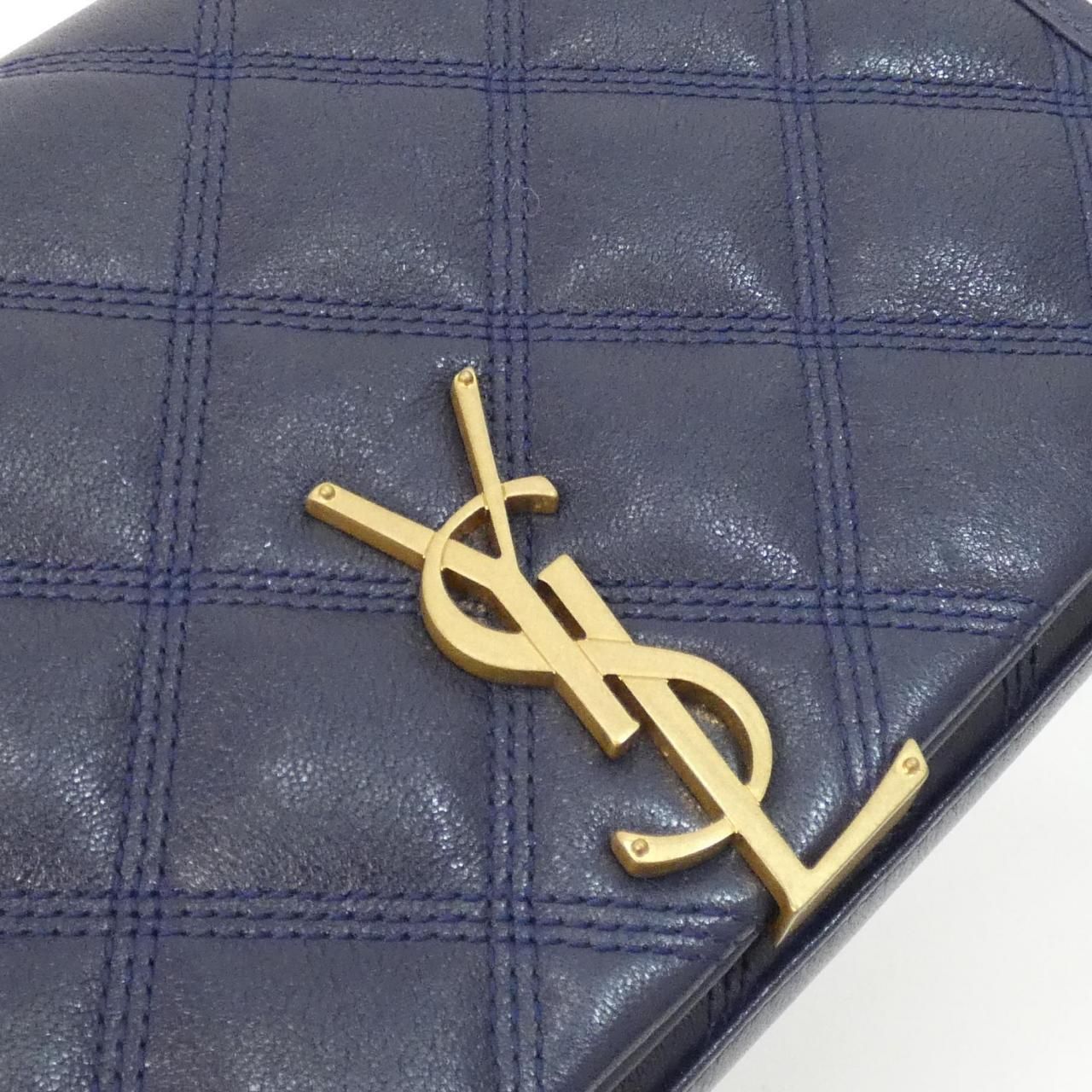Saint Laurent Chain Shoulder Bag Blue — view 5